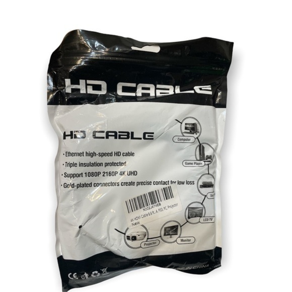 HD 4K  Ethernet high speed gold plate connectors Cable - Picture 6 of 6